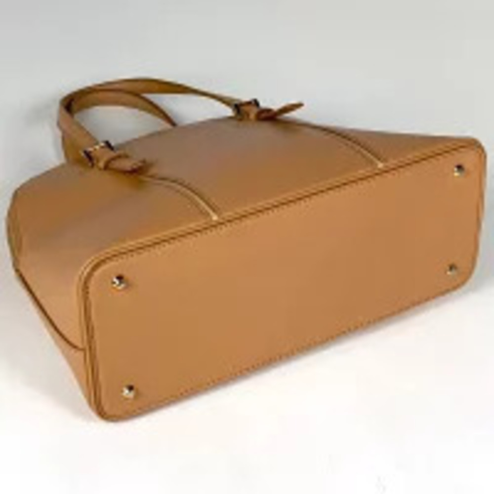 Burberry beige check handbag leather